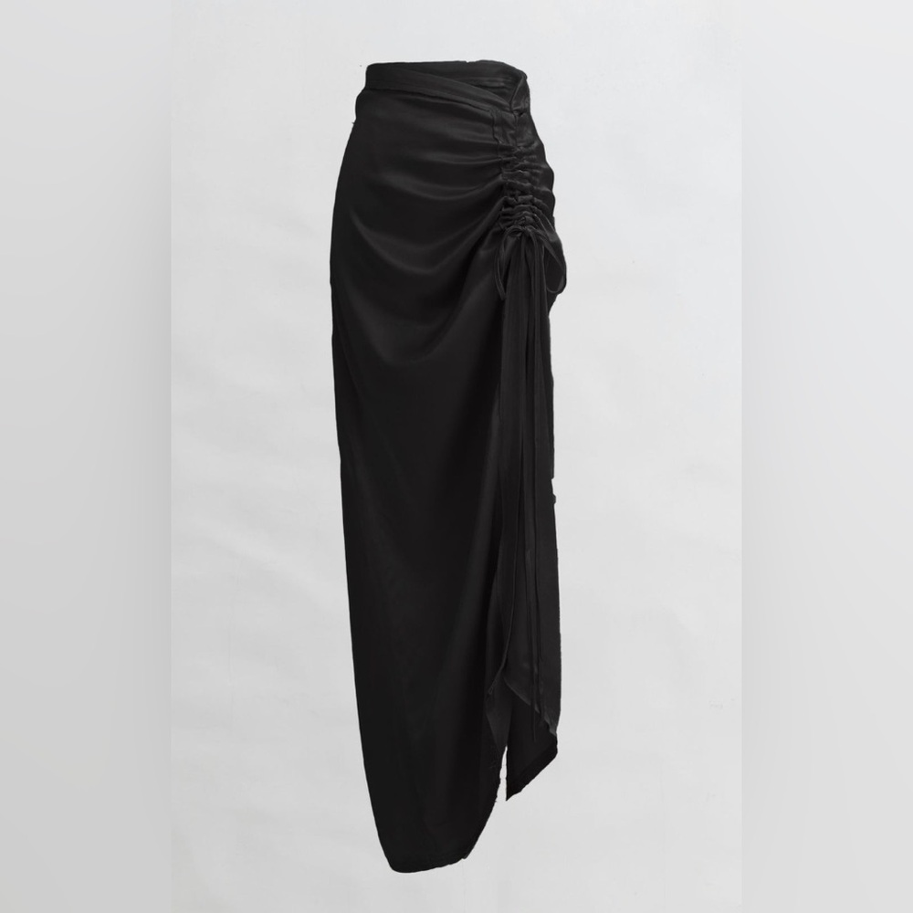 The31 Ruched Silk Skirt
